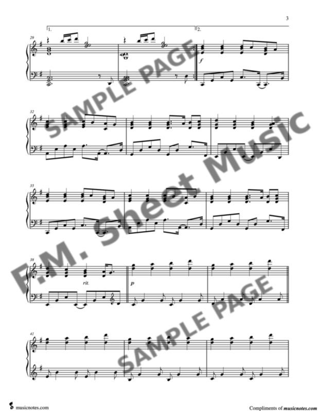Build My Life (Intermediate Piano) By Passion - F.M. Sheet Music - Pop